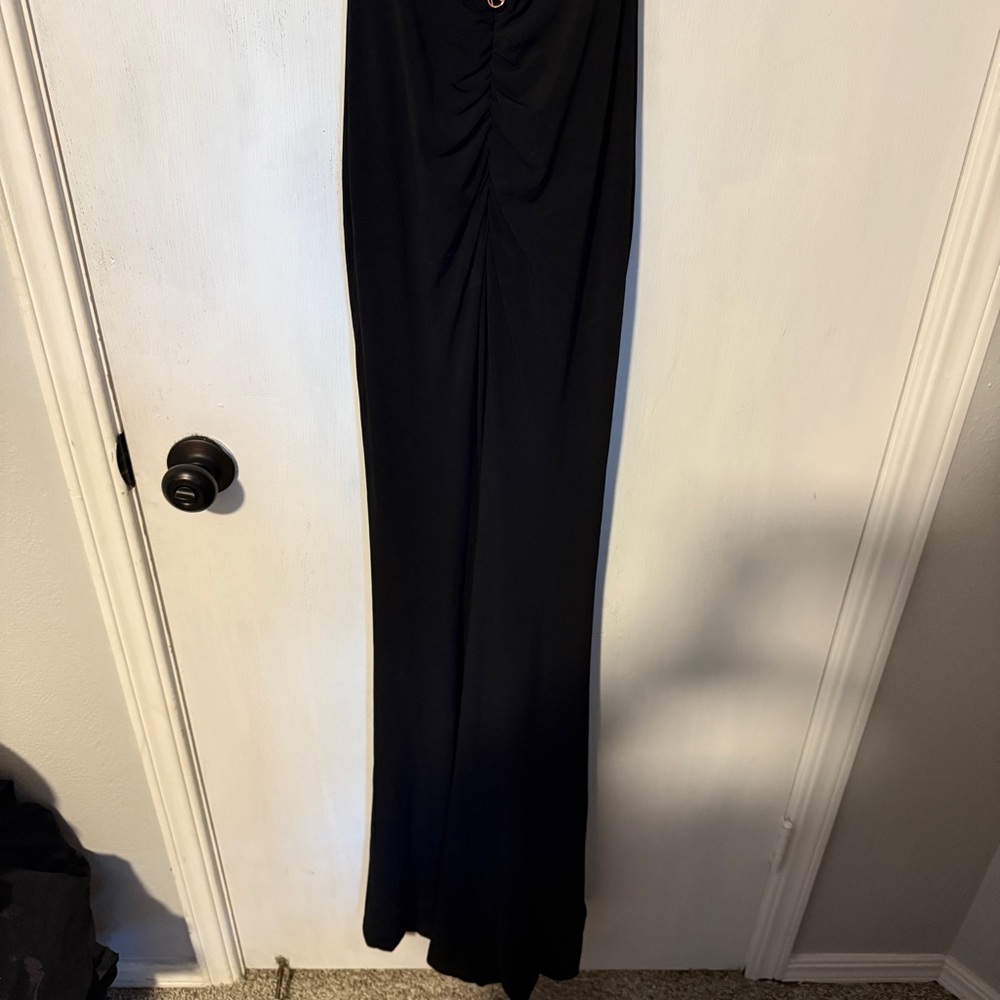 NEW Nookie x REVOLVE Illegal Halter Gown Black Backless Formal Maxi Dress Small - Picture 6 of 6